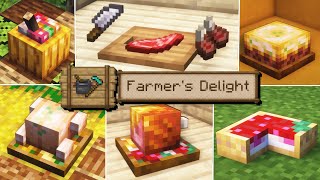 Farmers Delight Full Showcase  Best Food Mod [upl. by Therese]