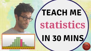 Teach me STATISTICS in half an hour Seriously [upl. by Esilrahc996]