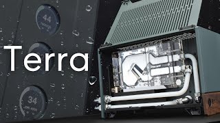 Liquid TERRA Custom Loop High End SFF Build [upl. by Lehcir888]