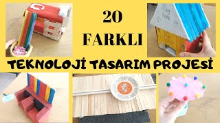 20 farklı TEKNOLOJİ TASARIM PROJESİ PROJE FİKİRLERİ teknoloji tasarım icatlar inovasyon örnekleri [upl. by Priscilla]