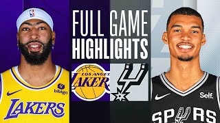 LAKERS at SPURS  FULL GAME HIGHLIGHTS  December 13 2023 [upl. by Laeynad]