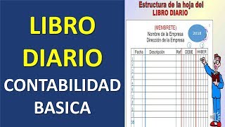 Contabilidad Basica El libro diario [upl. by Enyrb]