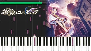 【穢翼のユースティア】 Aiyoku no Eustia OP  Asphodelus Piano [upl. by Monaco916]