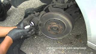 How to change Brake Pads amp Rotors on a VW Polo [upl. by Araiet955]