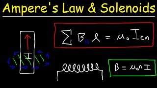 Amperes Law amp Magnetic Field of a Solenoid  Physics amp Electromagnetism [upl. by Dnalyr]