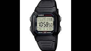 LUNICO OROLOGIO DI CUI AVETE BISOGNO COSTA 25 EURO  CASIO W800H  IL MIGLIOR DISPLAY CASIO [upl. by Nerret307]