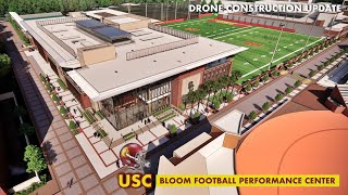 USC Football Performance Center Drone Construction Update [upl. by Tamaru175]