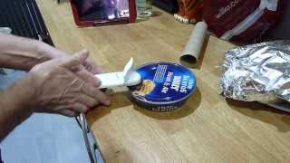 How to open a Fray Bentos Pie Tin [upl. by Hervey889]