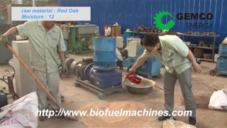 GEMCO Biomass Small Pellet Mill Make Your Own Fuel Pellets At Home [upl. by Laikeze]