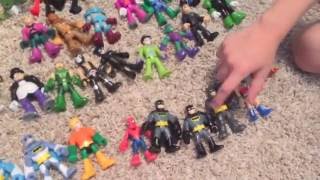 HUGE imaginext collection  Hard to Find Collectibles [upl. by Anaitsirk]