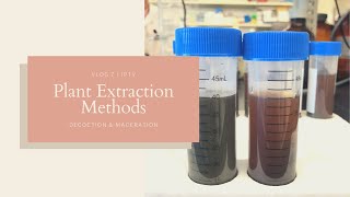 Plant Extraction Methods  Decoction and Maceration  JPTV [upl. by Omarr58]