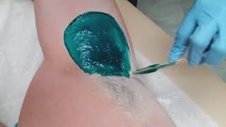 Underarm Waxing Tutorial [upl. by Airdnoed]