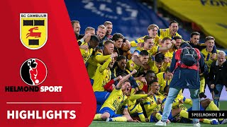 Samenvatting SC Cambuur  Helmond Sport 16042021 [upl. by Aihsi]