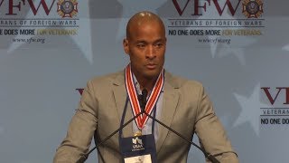 2018 VFW Americanism Award  David Goggins [upl. by Itsyrc]