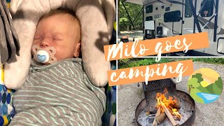 Milo’s Morning While Camping In An RV  Reborn Baby Roleplay [upl. by Trebo]