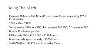 Productive VS NonProductive [upl. by Nawuj]