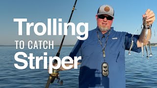 Trolling an Umbrella Rig for Striped Bass [upl. by Gargan809]