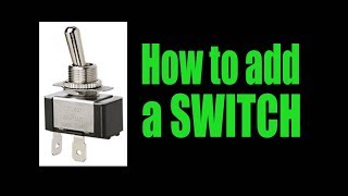 How To Add A Toggle Switch [upl. by Mazlack313]