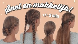 BACK TO SCHOOL HAARSTIJLEN ✩ Lydia Elisabeth [upl. by Arlynne2]