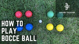 How To Play Bocce Ball Backyard Rules [upl. by Schwing67]