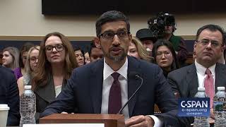 Google CEO Sundar Pichai complete opening statement CSPAN [upl. by Osy]