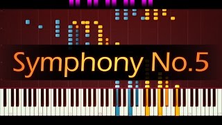 Symphony No 5 Piano  BEETHOVEN [upl. by Johnny476]