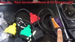 DIY How To  Next Service KM Reset And Oil Change Light OBD2MULTIECUSCANENGSUBS [upl. by Senskell182]