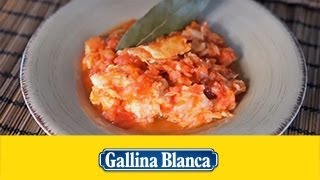 Migas de bacalao con tomate [upl. by Tamara]