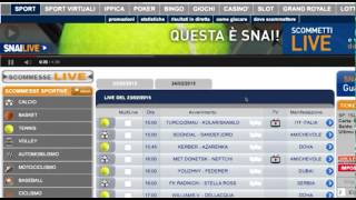 Scommesse in streaming Con SNAI è possibile SEMPRE [upl. by Ileane]