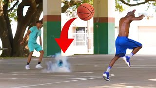 Exploding Basketball Prank [upl. by Anjanette401]