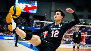 Craziest Volleyball Saves by Ran Takahashi 高橋蘭 [upl. by Shank719]