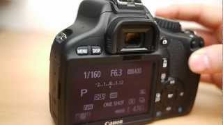 Canon 550D basic operation Beginners guide to the mode dial [upl. by Malone505]