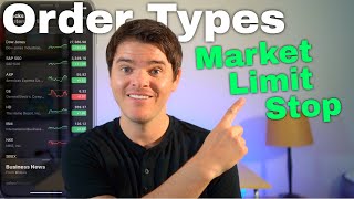 Stock Market Order Types Explained Market Limit Stop Stop Limit Trailing Stop [upl. by Yeffej]