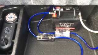 Installation Second Battery for Car Audio  Custom 2010 Dodge Challenger SRT8 [upl. by Atinaw815]