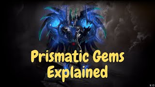 Dota 2  Prismatic Gems Explained with Crystalline Blue Gem  Terrorblade ArcanaColor Changing Gems [upl. by Notgnilliw]