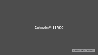 Carbozinc 11 VOC [upl. by Nevanod506]