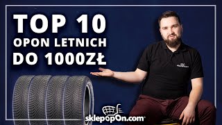 OPONY LETNIE  TOP 10 20555R16 do 1000zł za komplet [upl. by Carlyn]