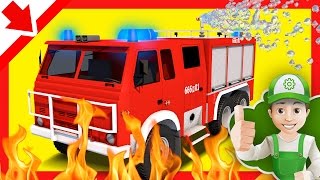 Cartoon for children  how tree burn in handy Andys yard  Cartoon about cars [upl. by Reni569]