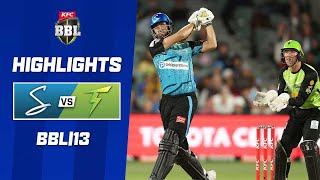 Adelaide Strikers v Sydney Thunder  BBL13 [upl. by Fairlie505]