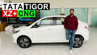 2022 Tata Tigor XZ CNG Walkaround  Tigor CNG  Car Quest [upl. by Atekal]