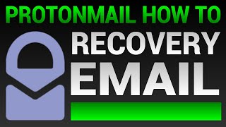 ProtonMail Recovery Email Setup  How To Set Recovery Email On ProtonMail [upl. by Weinberg883]