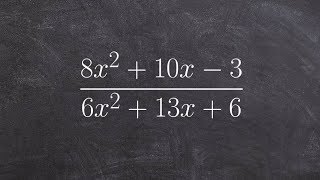 Simplify a rational expression [upl. by Sharia]