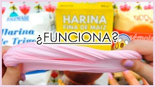 ¿Funcionará Slime casero con HARINA eslain  blandiblu [upl. by Nadean349]