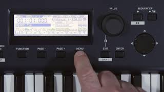 KROSS 2 Video Manual Part 6 Recording a MIDI Sequence [upl. by Lletnahs]