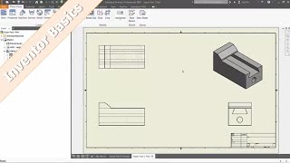 Inventor 101 Detail Part Drawings from 3D CAD [upl. by Edialeda]