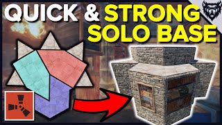 RUST Base Design 2020  Strong amp Easy Solo Base Rust Base Building [upl. by Akkina800]