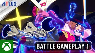 Persona 5 Tactica — Battle Gameplay 1  Xbox Game Pass Xbox Series XS Xbox One Windows PC [upl. by Rosco]