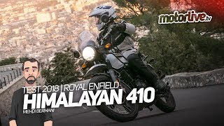 ROYAL ENFIELD HIMALAYAN 410  TEST 2018 [upl. by Aihsekan216]