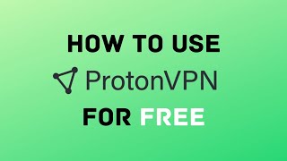 How to sign up and install ProtonVPN for FREE  How to use ProtonVPN [upl. by Naor505]