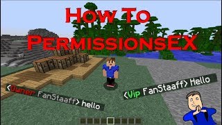 How To PermissionsEX  Minecraft Plugin Tutorial [upl. by Newton804]